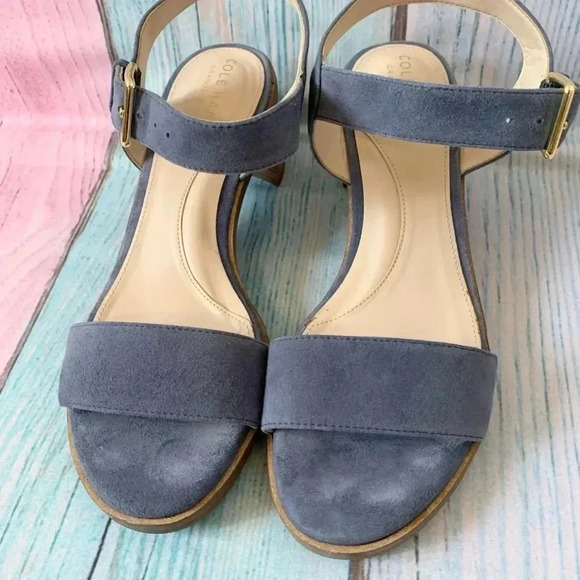 Cole Haan strappy sandals block heel - Picture 12 of 12